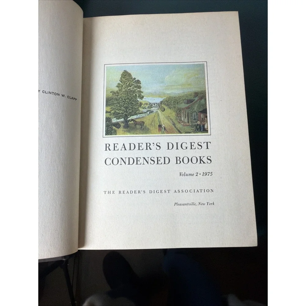 Vintage Readers Digest Condensed Books Volume 2 1968  Volume 2 1975 1st Editions